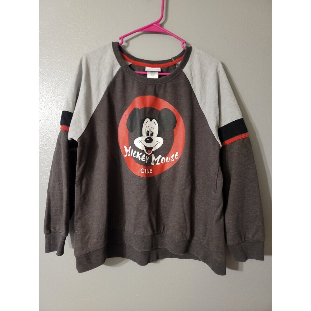 Disney Parks Authentic Original Mickey Mouse Club Size 1X Sweater